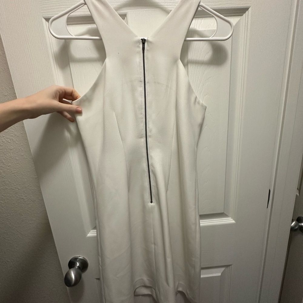 Bar III White Dress XS | Classic Summer Mini Dress - Picture 3 of 3
